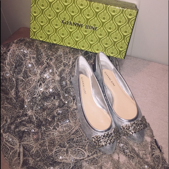 Gianni Bini Shoes - Gianni Bini  Silver Princess Flats  8 Med